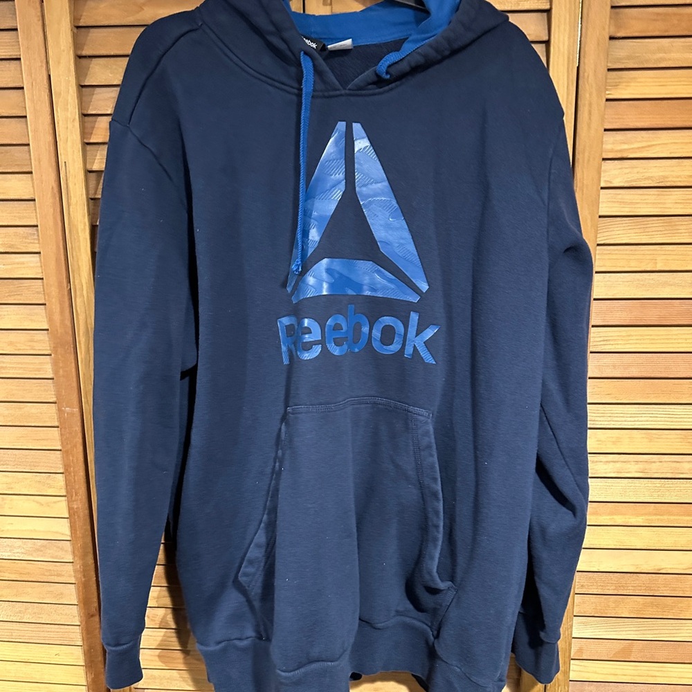 Reebok Men's Blue Hoodie